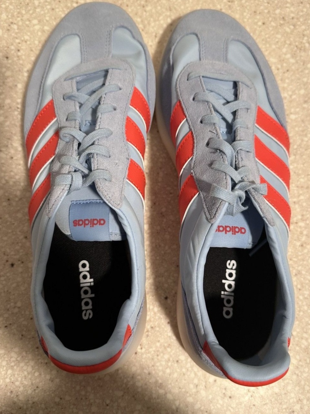 adidas Men’s Barreda Decode Clear Sky Bright Red Core White Skate Sneakers 11.5 - Picture 10 of 16